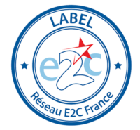 Logo du label e2c délivré par le réseau e2c France